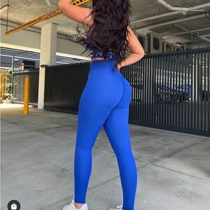 Echt Hyper Leggings Cobalt Blue NWOT